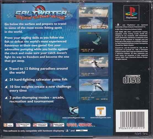 Saltwater Sportfishing - PS1 (B Grade) (Genbrug)